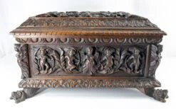 17th Or 18th Century Italian Baroque Carved Cassone Casket Chest Or Box -CHAIRISH Shop 17th or 18th century italian baroque carved cassone casket chest or box 1234