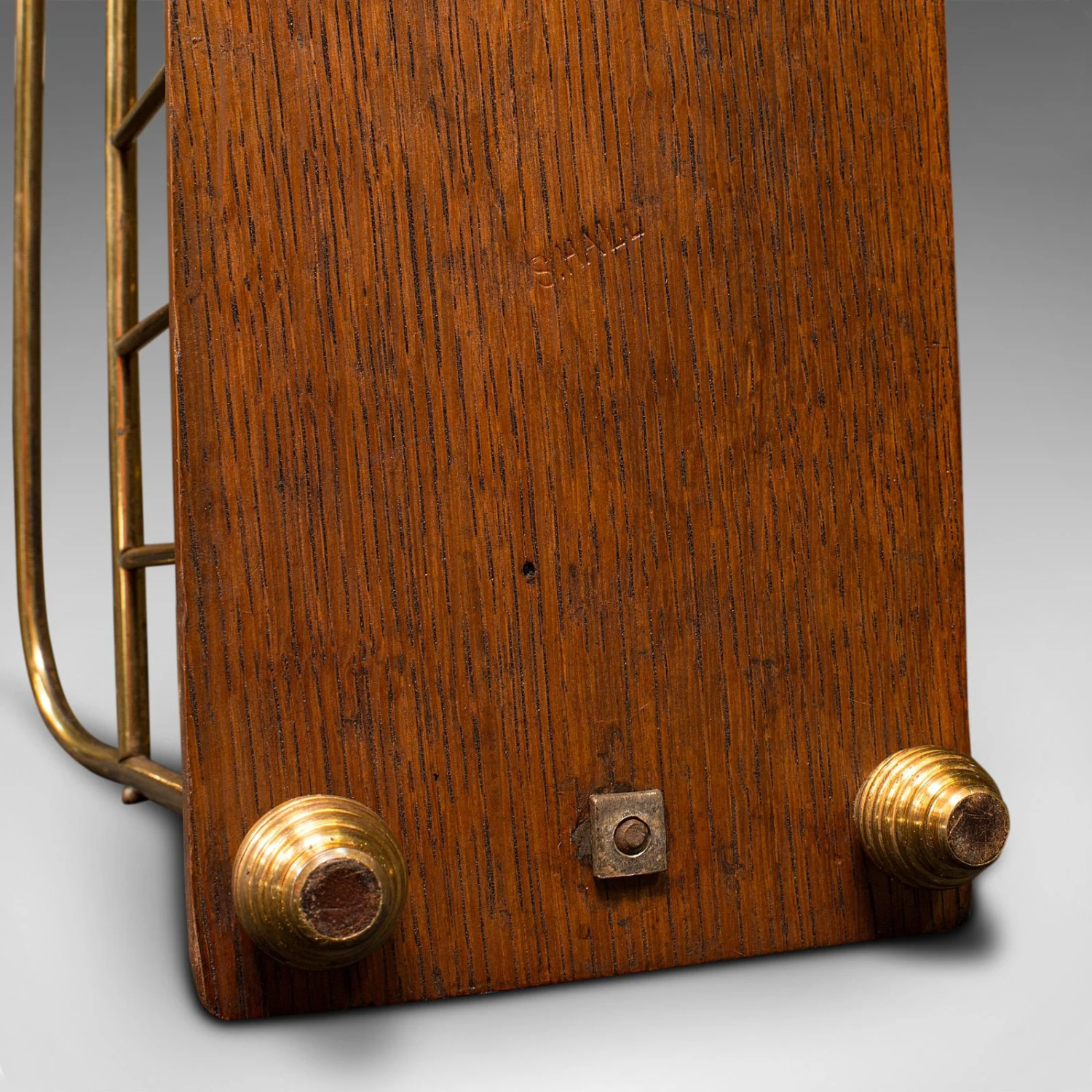 1880s Antique Victorian English Oak Newspaper Rack 11 1880s Antique Victorian English Oak Newspaper Rack - Image 9