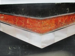 1920s Art Deco Tessellated Stone, Mother Of Pearl, Wood Metal Accent Hinged Box -CHAIRISH Shop 1920s art deco tessellated stone mother of pearl wood metal accent hinged box 5390