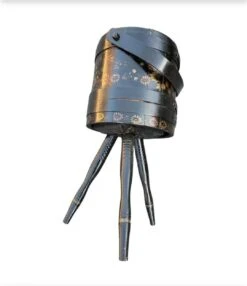 1920s Hand-Crafted, Painted And Decorated Tripod Firkin Or Sewing Bucket -CHAIRISH Shop 1920s hand crafted painted and decorated tripod firkin or sewing bucket 8694