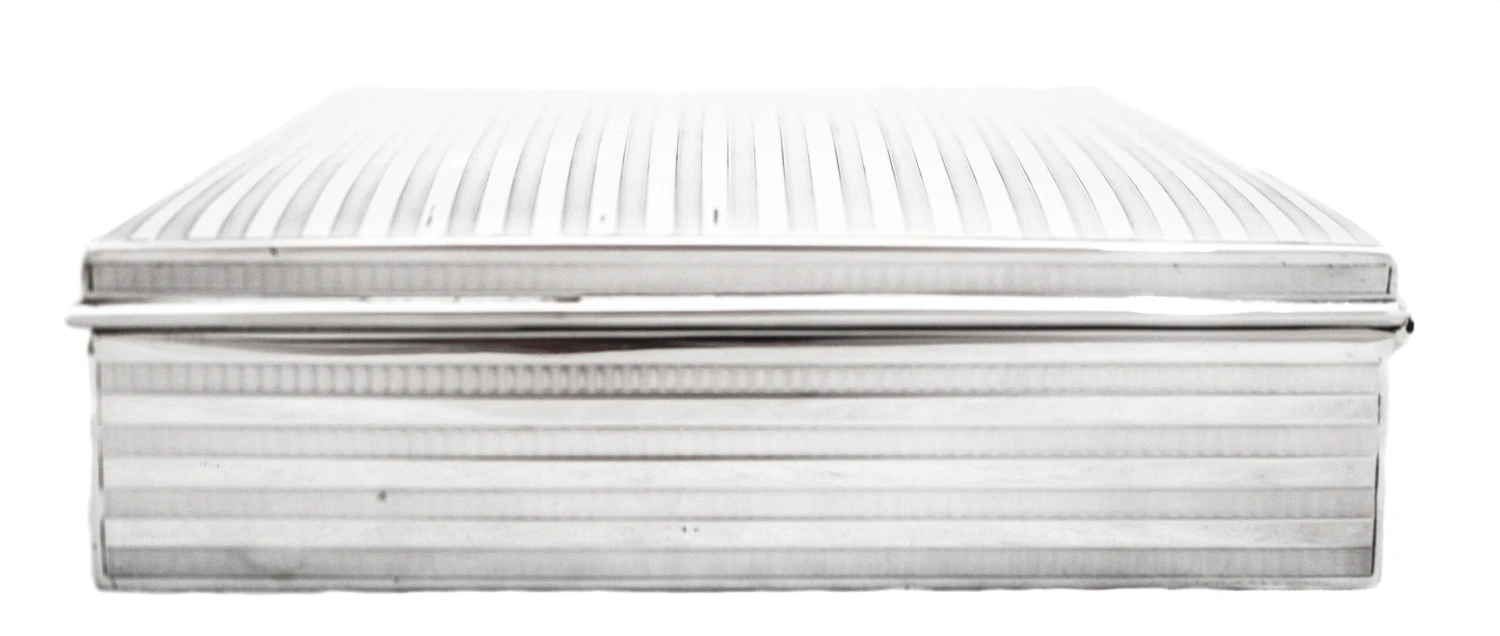 1920s Sterling Silver Mens Jewelry Box 6 1920s Sterling Silver Mens Jewelry Box - Image 4