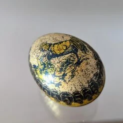 1940s Brass Egg Trinket Box Trimmed With Ormolu -CHAIRISH Shop 1940s brass egg trinket box trimmed with ormolu 6613