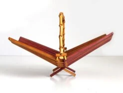 1940s Japanese Folding Basket With Bamboo Handle -CHAIRISH Shop 1940s japanese folding basket with bamboo handle 8138