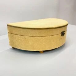 1950s Demi Lune Jewelry Box -CHAIRISH Shop 1950s demi lune jewelry box 8836