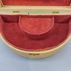 1950s Demi Lune Jewelry Box -CHAIRISH Shop 1950s demi lune jewelry box 9504