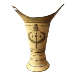 1950s French Neo Classical Tole Umbrella Stand