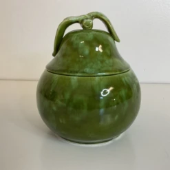 1950s Majolica Style Pear Box By Enchanto Co. -CHAIRISH Shop 1950s majolica style pear box by enchanto co 5728
