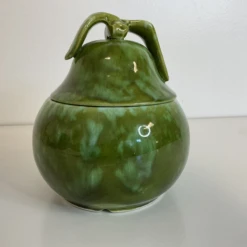 1950s Majolica Style Pear Box By Enchanto Co. -CHAIRISH Shop 1950s majolica style pear box by enchanto co 8608