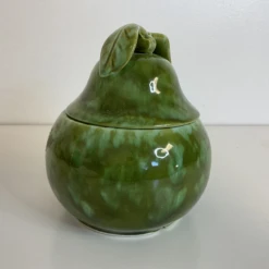 1950s Majolica Style Pear Box By Enchanto Co. -CHAIRISH Shop 1950s majolica style pear box by enchanto co 9587