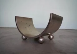 1950's Mid-Century Modern Bentwood Silver Leaf Magazine Rack -CHAIRISH Shop 1950s mid century modern bentwood silver leaf magazine rack 8576