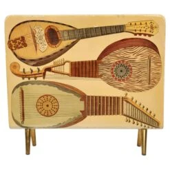 1950s Piero Fornasetti Strumenti Musicali Magazine Rack, Musical Instruments Theme -CHAIRISH Shop 1950s piero fornasetti strumenti musicali magazine rack musical instruments theme 9362