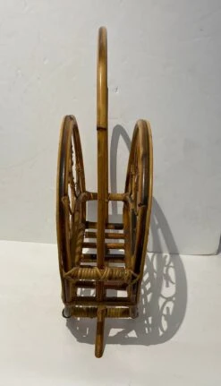 1960s Italian Magazine Holder Bamboo & Rattan Magazine Rack -CHAIRISH Shop 1960s italian magazine holder bamboo and rattan magazine rack 0826