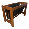 1960s Teak & Suede Leather Magazine Rack, Made In Denmark -CHAIRISH Shop 1960s teak and suede leather magazine rack made in denmark 2302