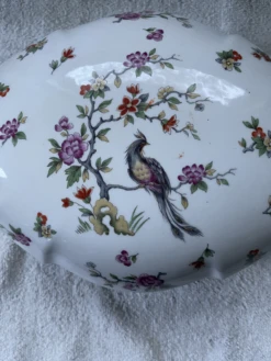 1960s Vintage Limoges France Large Keepsake Oval Box With Lid -CHAIRISH Shop 1960s vintage limoges france large keepsake oval box with lid 3272