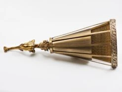 1960s Wall Mounted Brass Umbrella Stand -CHAIRISH Shop 1960s wall mounted brass umbrella stand 4634