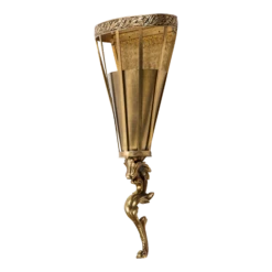 1960s Wall Mounted Brass Umbrella Stand