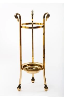 1970s Brass Swan Head Umbrella Or Walking Stick Stand -CHAIRISH Shop 1970s brass swan head umbrella or walking stick stand 2603