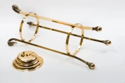 1970s Brass Swan Head Umbrella Or Walking Stick Stand -CHAIRISH Shop 1970s brass swan head umbrella or walking stick stand 7315