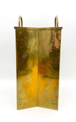 1970's Italian Brass Shopping Bag Magazine Holder After Gio Ponti -CHAIRISH Shop 1970s italian brass shopping bag magazine holder after gio ponti 5247