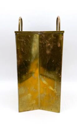 1970's Italian Brass Shopping Bag Magazine Holder After Gio Ponti -CHAIRISH Shop 1970s italian brass shopping bag magazine holder after gio ponti 5587