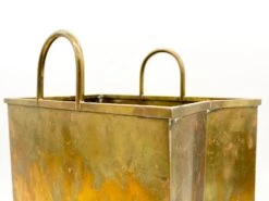 1970's Italian Brass Shopping Bag Magazine Holder After Gio Ponti -CHAIRISH Shop 1970s italian brass shopping bag magazine holder after gio ponti 8230