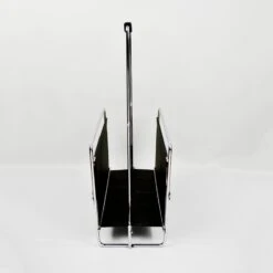 1970s Modernist Metal Newspaper Magazine Stand, E. Höglund Sweden -CHAIRISH Shop 1970s modernist metal newspaper magazine stand e hoglund sweden 3493