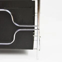 1970s Modernist Metal Newspaper Magazine Stand, E. Höglund Sweden -CHAIRISH Shop 1970s modernist metal newspaper magazine stand e hoglund sweden 6537