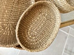 1970s Nesting Lidded Oblong Handwoven Grass Baskets - Set Of 3 19 1970s Nesting Lidded Oblong Handwoven Grass Baskets - Set Of 3 -CHAIRISH Shop 1970s nesting lidded oblong handwoven grass baskets set of 3 2706