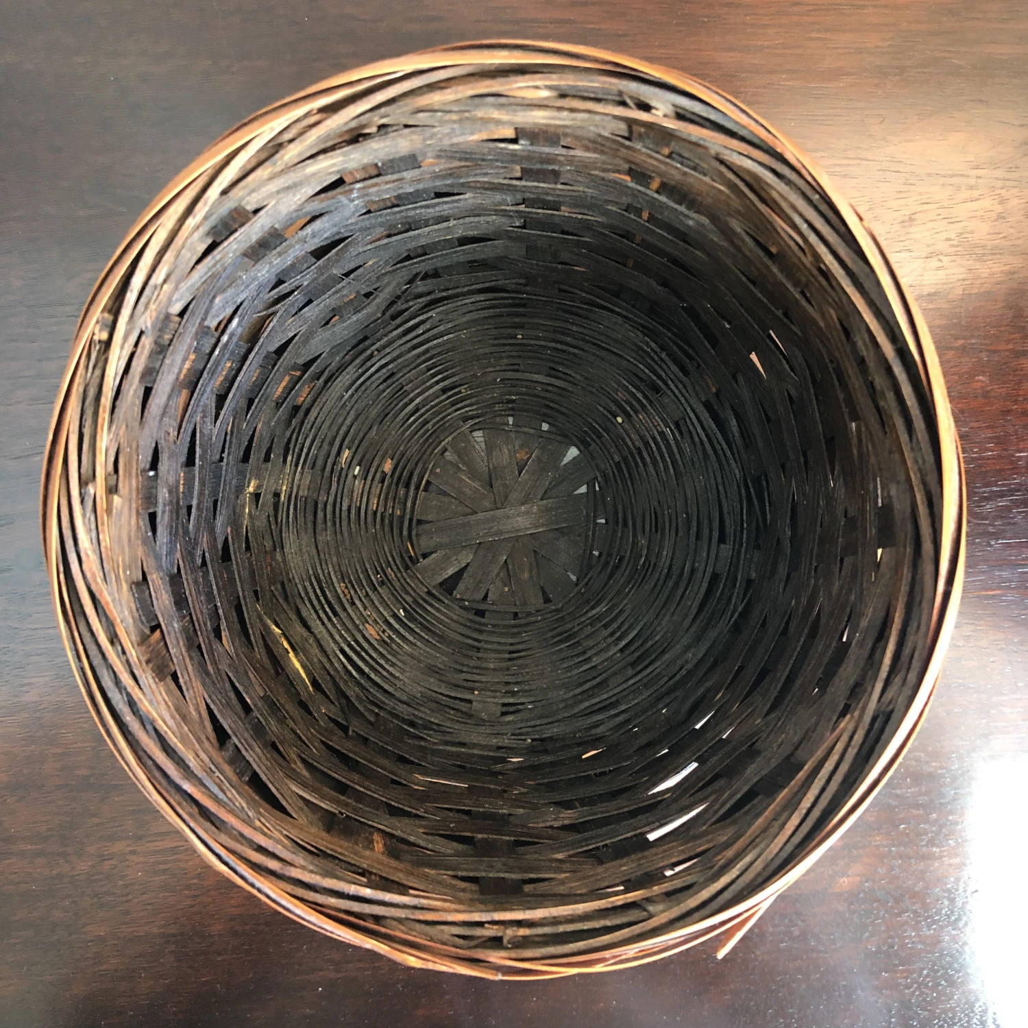 1970s Rattan Planter Basket 8 1970s Rattan Planter Basket - Image 6