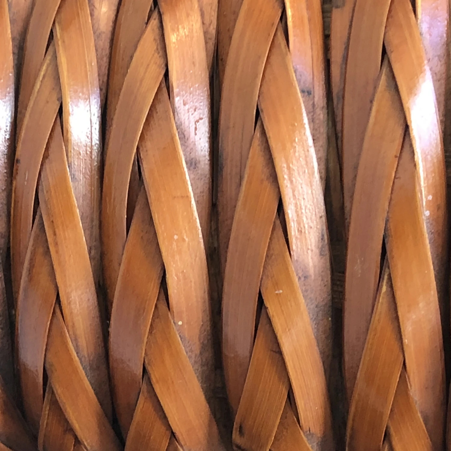 1970s Rattan Planter Basket 11 1970s Rattan Planter Basket - Image 9