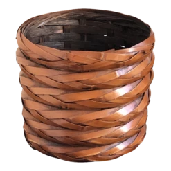 1970s Rattan Planter Basket