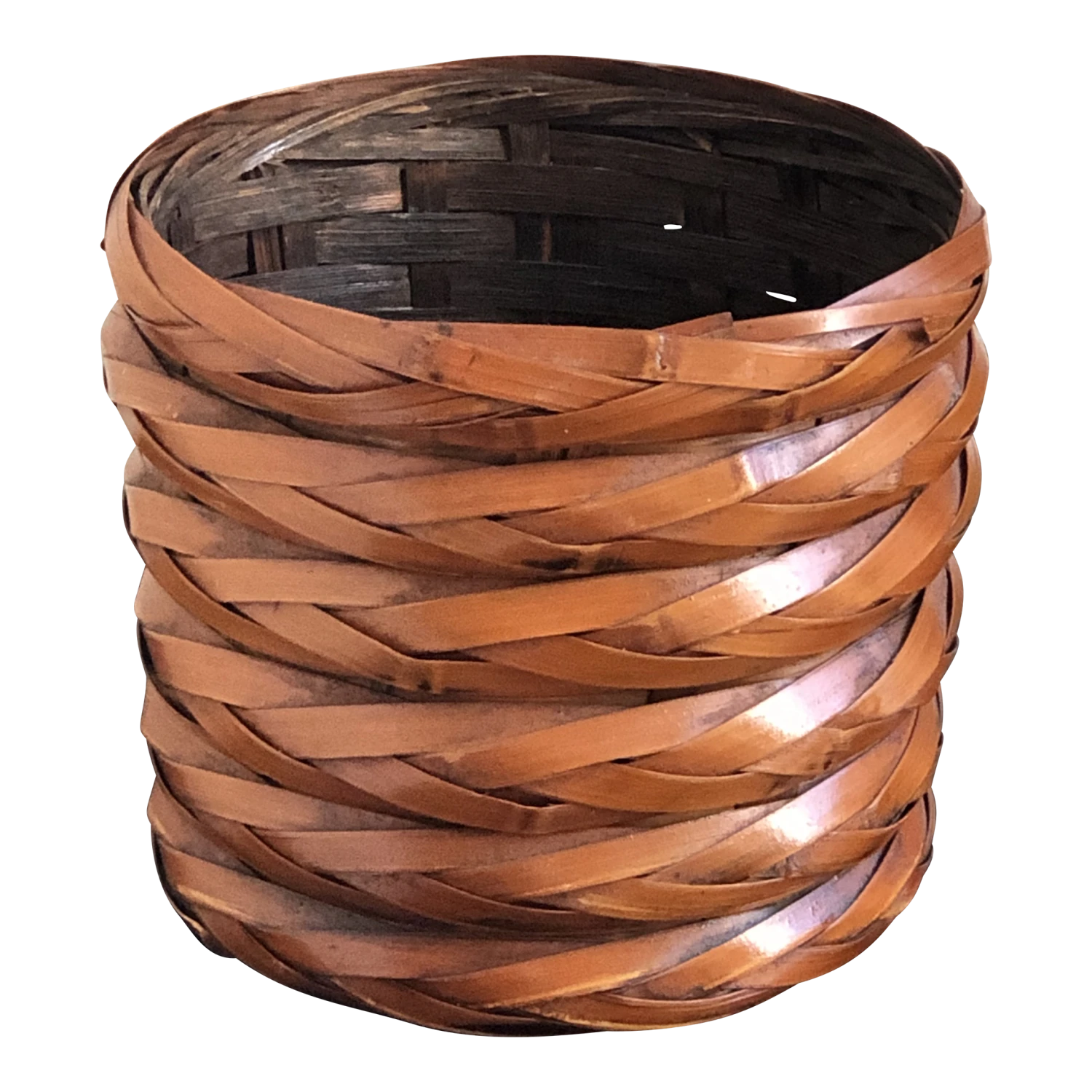 1970s Rattan Planter Basket 3 1970s Rattan Planter Basket