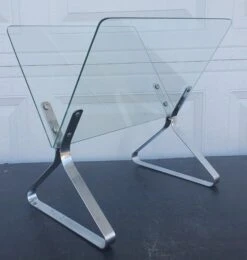 1970s Raymor Glass And Chrome Magazine Rack -CHAIRISH Shop 1970s raymor glass and chrome magazine rack 1192