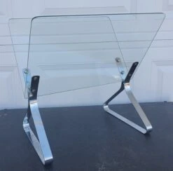 1970s Raymor Glass And Chrome Magazine Rack -CHAIRISH Shop 1970s raymor glass and chrome magazine rack 4140