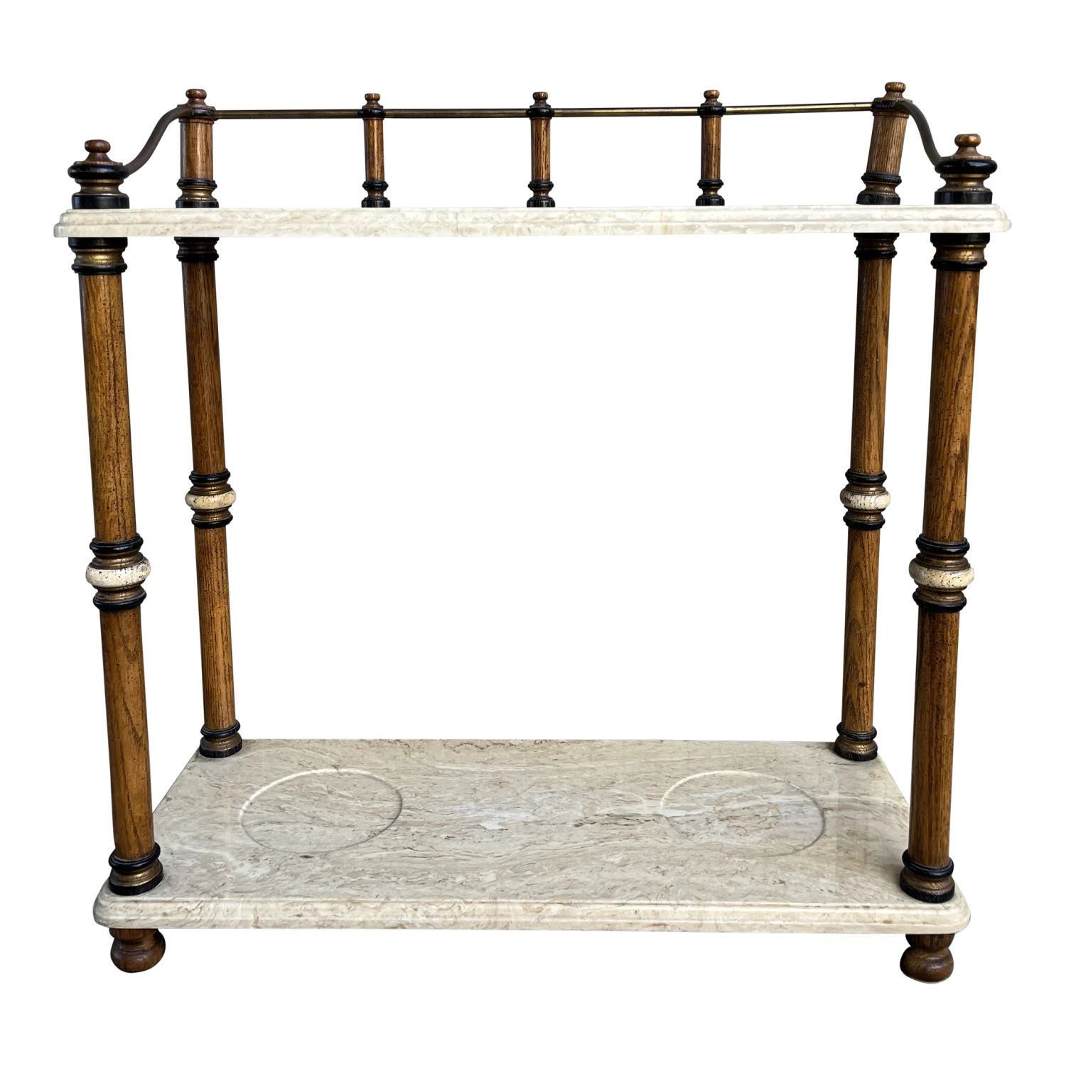 1970s Vintage Marble Umbrella & Plant Stand 3 1970s Vintage Marble Umbrella & Plant Stand