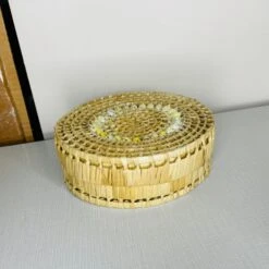 1970s Vintage Nesting Shelled Baskets- A Pair -CHAIRISH Shop 1970s vintage nesting shelled baskets a pair 0497