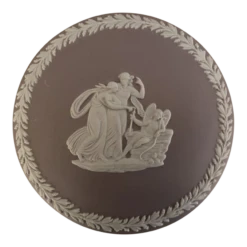 1970s Wedgwood Pale Purple Round Box