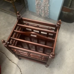 1970s Wooden Magazine Holder -CHAIRISH Shop 1970s wooden magazine holder 0945