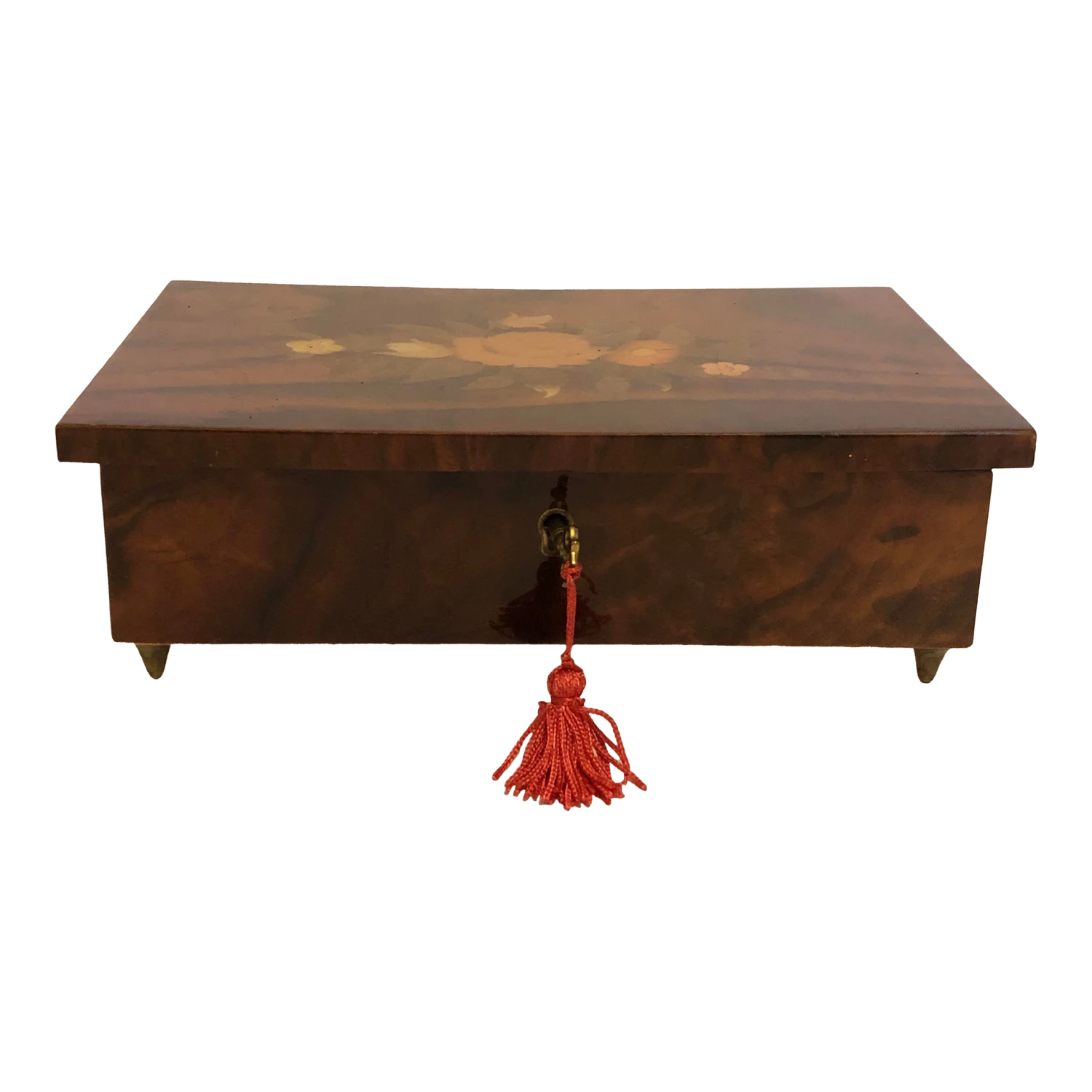 1980s Arabesque Italian Hand Crafted Inlaid Wood Jewelry Box 3 1980s Arabesque Italian Hand Crafted Inlaid Wood Jewelry Box