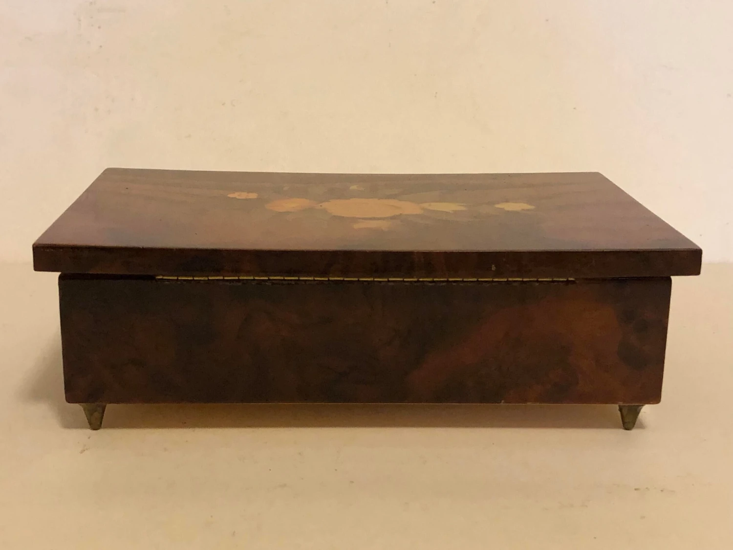 1980s Arabesque Italian Hand Crafted Inlaid Wood Jewelry Box 6 1980s Arabesque Italian Hand Crafted Inlaid Wood Jewelry Box - Image 4