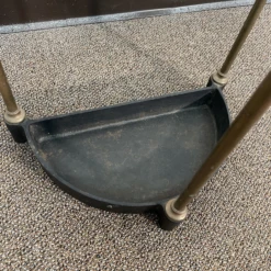 1980s Brass Fish Umbrella Stand With Iron Base -CHAIRISH Shop 1980s brass fish umbrella stand with iron base 4120