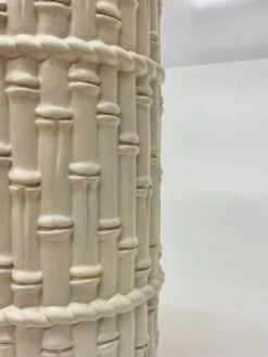 1980s Faux Bamboo Ceramic Umbrella Stand -CHAIRISH Shop 1980s faux bamboo ceramic umbrella stand 9342