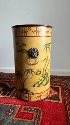 1980s Tole Umbrella Stand Palm Tree Design By Jeanne Reeds -CHAIRISH Shop 1980s tole umbrella stand palm tree design by jeanne reeds 3360
