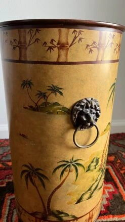 1980s Tole Umbrella Stand Palm Tree Design By Jeanne Reeds -CHAIRISH Shop 1980s tole umbrella stand palm tree design by jeanne reeds 4161
