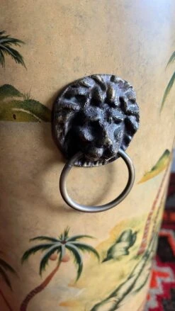 1980s Tole Umbrella Stand Palm Tree Design By Jeanne Reeds -CHAIRISH Shop 1980s tole umbrella stand palm tree design by jeanne reeds 8111