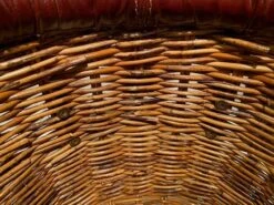 1990s Stiles Brothers For Bauer International Leather Trim Basket -CHAIRISH Shop 1990s stiles brothers for bauer international leather trim basket 5911