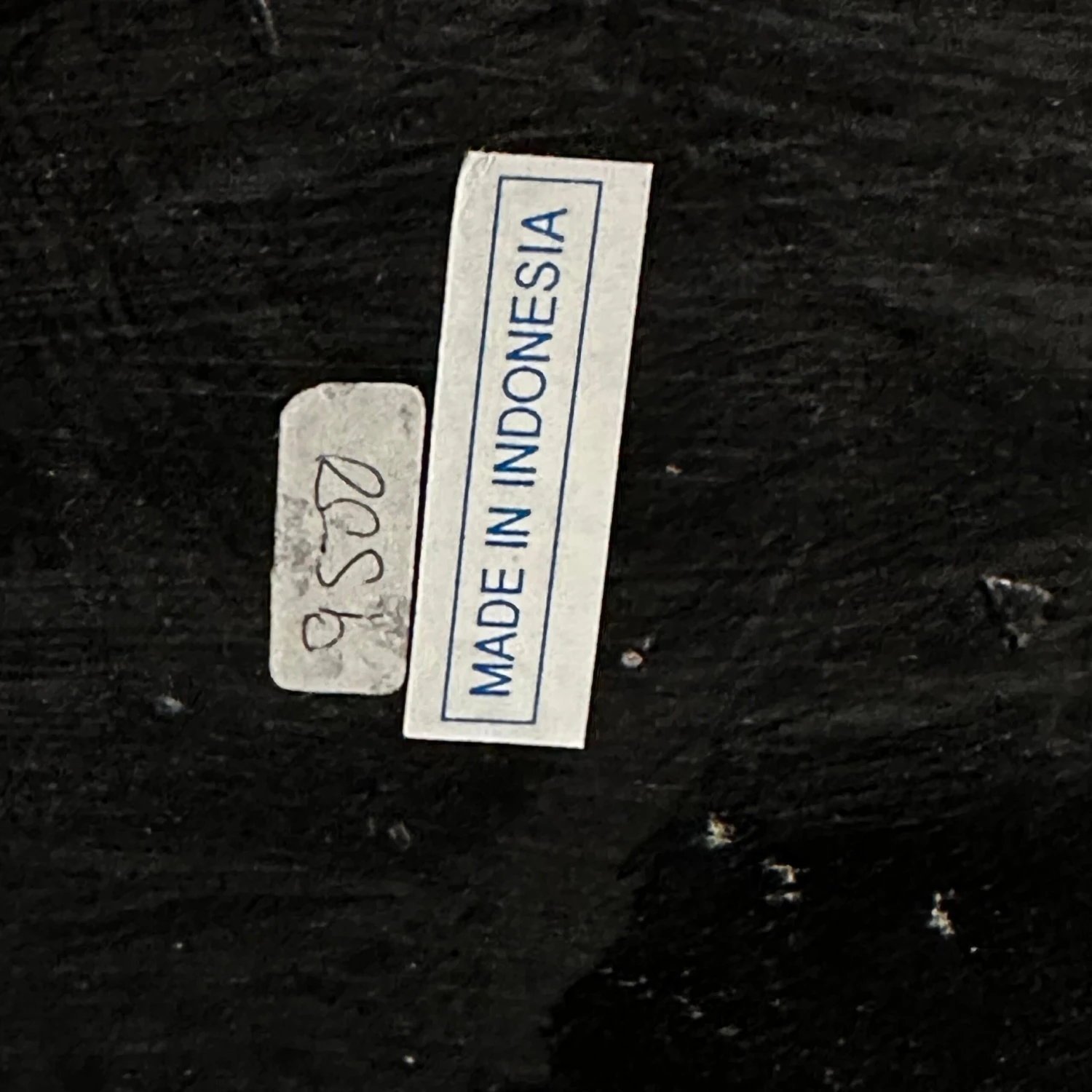 1990s Vintage Carved Wood Box With Lid Gray White & Black 11 1990s Vintage Carved Wood Box With Lid Gray White & Black - Image 9