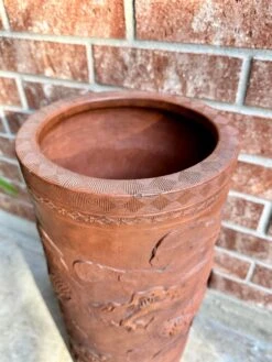 19th Century Antique China Dragonware Tokoname Yixing Stoneware Zisha Clay Dragon Handmade Umbrella Stand -CHAIRISH Shop 19th century antique china dragonware tokoname yixing stoneware zisha clay dragon handmade umbrella stand 3974