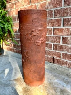 19th Century Antique China Dragonware Tokoname Yixing Stoneware Zisha Clay Dragon Handmade Umbrella Stand -CHAIRISH Shop 19th century antique china dragonware tokoname yixing stoneware zisha clay dragon handmade umbrella stand 7565