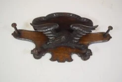 19th-Century Black Forest Carved Eagle Coat & Hat Rack Shelf -CHAIRISH Shop 19th century black forest carved eagle coat and hat rack shelf 0370